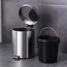 Stainless Steel Dustbins, reference design 019